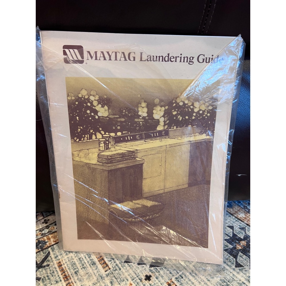 Vintage Maytag Laundering Guide W Maytag Dryer Installation Instructions MCM